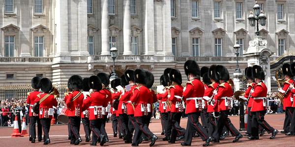 Cambio de guardia en el Buckingham Palace